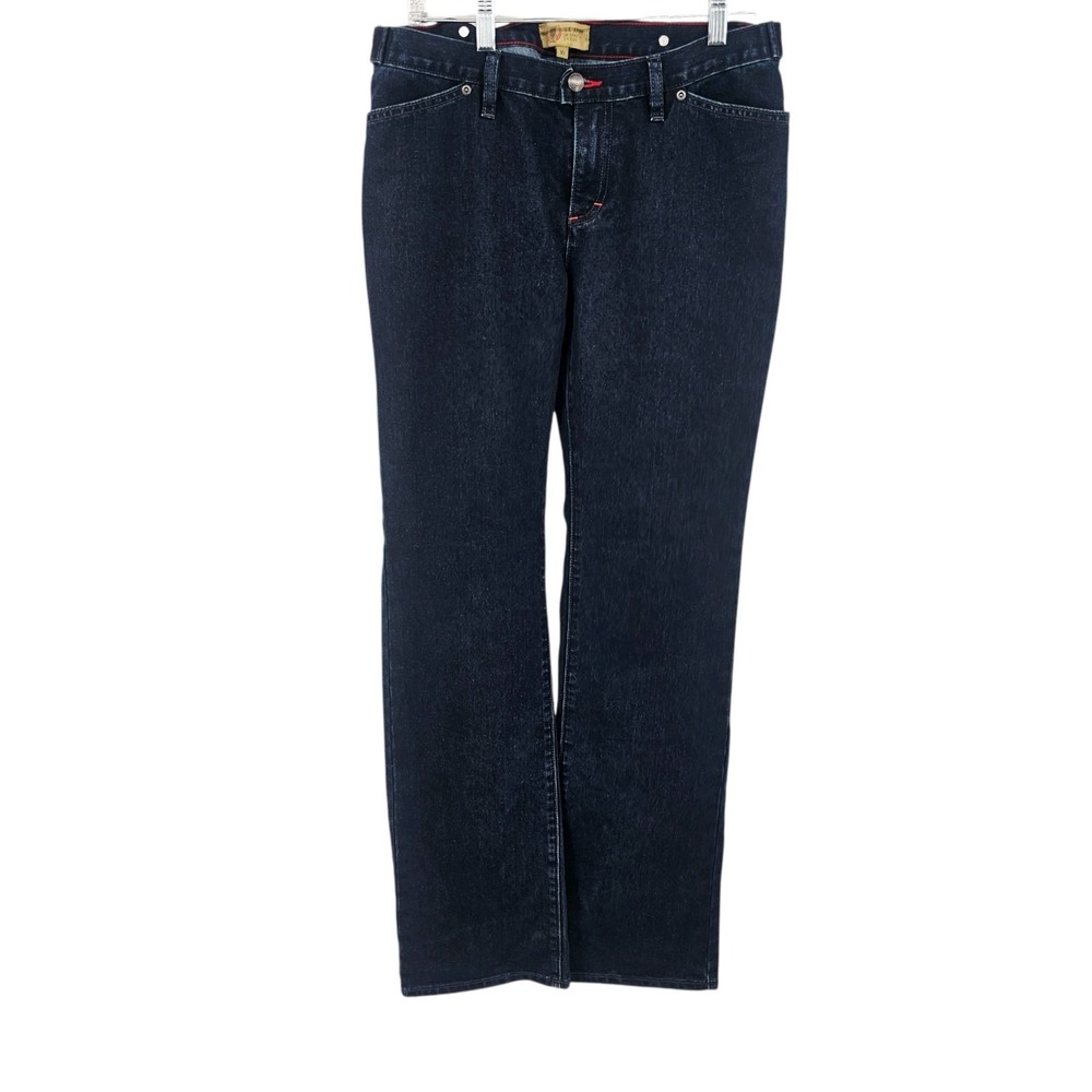 U.S. Army 1st Infantry Division Women's Dark Blue Wash Jeans Size 10 Big Red One